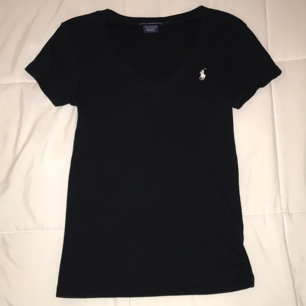⭐️ Black Ralph Lauren Polo T-shirt, V-neck